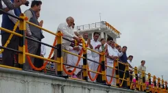 क्या सीएम भूपेंद्र पटेल ने नर्मदा के पावन जल का लिया आशीर्वाद?