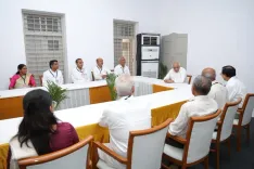 CM Bhupendra Patel Reviews B.N. High School at Shala Praveshotsav
