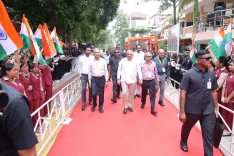 CM Bhupendra Patel visits girls' school complex in Amreli
