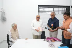 CM Bhupendra Patel Visits Sanskar Bhavan Honouring Raghuvir Chaudhary