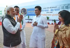 CM Bhupendra Patel Welcomes Bankim Chandra Descendants at Ekta Nagar