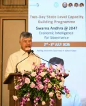 CM Chandrababu Addresses Swarna Andhra-2047 Governance Event in Tirupati