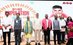 CM Chandrababu Naidu attends World Population Day event in Vijayawada