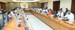 CM Chandrababu Naidu Chairs AP Cabinet Meeting at Secretariat