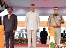 CM Chandrababu Naidu Hoists Flag at Amaravati on 80th Independence Day