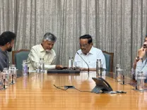 CM Chandrababu Naidu Meets Union Jal Shakti Minister in Delhi