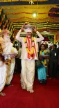 CM Chandrababu Naidu Offers Silk Robes at Kanaka Durga Temple