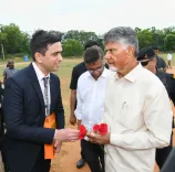 CM Chandrababu Naidu Receives Grand Welcome in Kuppam Visit