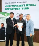 CM Conrad Sangma Distributes CMSDF Sanctions, Flags Off School Buses