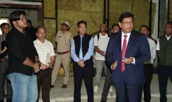 CM Conrad Sangma Inspects New Meghalaya Assembly Works