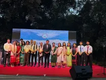CM Conrad Sangma meets Meghalaya students at MSWAD Delhi meet