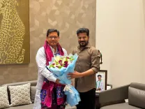 CM Conrad Sangma meets Telangana CM Revanth Reddy