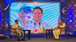 CM Dhami Addresses Uttarakhand Growth at Rising City Event