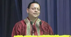 CM Dhami at UPES University 24th Convocation
