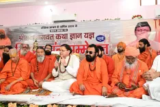 CM Dhami attends Bhagwat Katha, touts Uttarakhand as spiritual capital