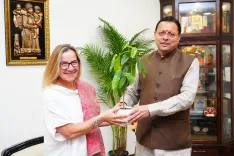 CM Dhami Backs Beatles Film Shoot at Rishikesh Ashram