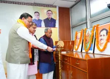 CM Dhami chairs BJP cell meeting in Dehradun
