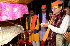 CM Dhami Champions Uttarakhand Folk Culture at Shravani Mela