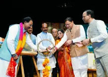 CM Dhami Closes Lekhak Gaon Fest, Unveils Two Books