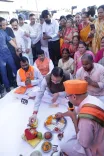 CM Dhami flags off anti-drug run, unveils Hanuman statue in Champawat