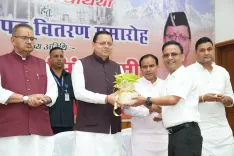 CM Dhami Hands Appointment Letters to 187 in Dehradun