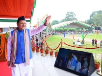 CM Dhami hoists flag at Dehradun's 80th Independence Day parade