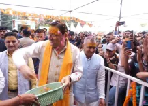 CM Dhami Holds Jan Outreach Drive in Almora
