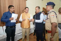 CM Dhami Holds Jan Sunwai, Directs Officials on Public Grievances