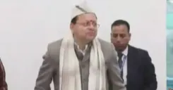 CM Dhami Holds Live Press Meet at Gairsain Assembly