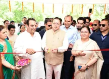 CM Dhami Inaugurates Library, Bio-Science Lab at Doon University