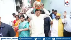 CM Dhami joins Guru Ravidas 650th birth anniversary procession in Roorkee