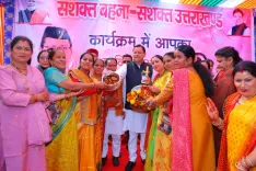CM Dhami Launches City Bus, 9 Projects Worth ₹9.13 Cr in Srinagar