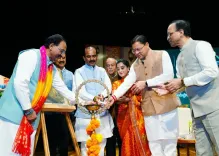 CM Dhami Launches Literary Journals at Lekhak Gaon Fest