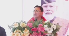 CM Dhami Lays Foundation of Sharda Embankment in Tanakpur