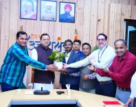 CM Dhami Meets Chhattisgarh Press Delegation, Invites for Haridwar Kumbh