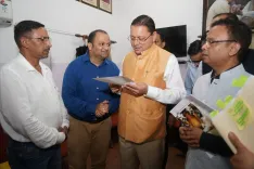 CM Dhami Meets Employee Union Delegations at Mukhya Sevak Sadan