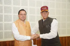 CM Dhami Meets MLAs, Veterans on Uttarakhand Development