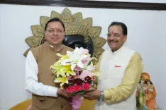 CM Dhami meets MP Ajay Bhatt, discusses Kumaon region development