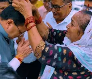 CM Dhami Offers Prayers at Vankhandi Mahadev Temple in Khatima