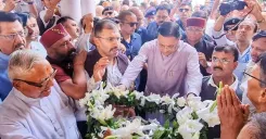 CM Dhami Pays Tribute to Ex-Congress Minister Heera Singh Bisht