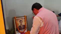 CM Dhami Pays Tribute to Lt Bireshwar Goswami in Almora