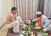 CM Dhami Performs Shraddh, Remembers Father on Pitru Paksha