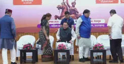 CM Dhami Presents Teelu Rauteli Awards in Dehradun
