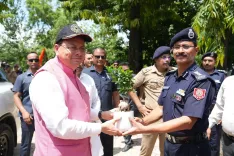 CM Dhami Reviews NDRF Monsoon Readiness at Gadarpur
