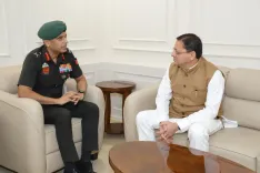 एनसीसी महानिदेशक लेफ्टिनेंट जनरल वीरेंद्र वत्स ने सीएम धामी से की भेंट, उत्तराखंड में विस्तार व आधुनिक अवसंरचना पर बनी सहमति
