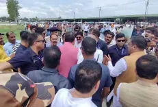 CM Dhami Thanks Gadarpur Farmers After Udham Singh Nagar Visit