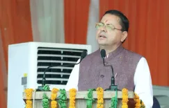 CM Dhami Welcomes Union Min Chouhan for Khet Bachao Abhiyan