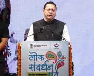 CM Dhami Welcomes Union Minister Rijiju to Uttarakhand