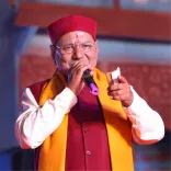 CM Dhami Wishes Folk Legend Narendra Singh Negi on Birthday