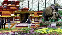 CM DK Shivakumar inaugurates Lalbagh flower show in Bengaluru
